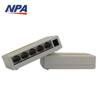 Commutateur réseau Gigabit ANPA 5 ports empilable 4,8 Gbit/s, boîtier plastique, Plug & Play de bureau avec QoS, garantie 2 ans pour caméra IP – En stock