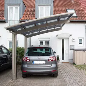 Heavy Duty Metal Carport Garage Car Shelter Shade con techo de aluminio Garaje de metal resistente para automóviles y camiones Barcos