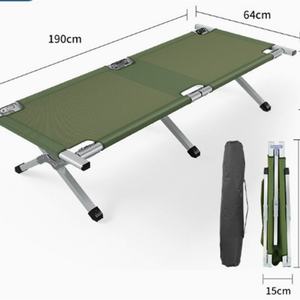 Camas Plegables Portátiles de Aleación de Aluminio para Acampar al Aire Libre, Venta al Por Mayor - Product Image 1