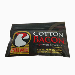 Coton Bacon Prime 10g, matériau absorbant en coton biologique pour le vapotage - Product Image 1