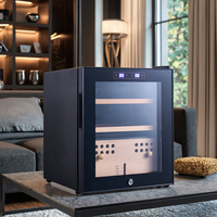 Humidor électrique de haute qualité pour cigares, petit modèle, 48L, avec thermostat réglable, mini réfrigérateur à cigares