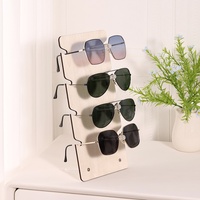 Meilleures ventes transfrontalières : Support de rangement et de présentation pour lunettes en bois de Jinhua