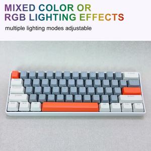 <span class=keywords><strong>Teclado</strong></span> Mecánico para Juegos Personalizado con Interruptores Azules, Rojos y Marrones, Diseño en Español y Portugués, Portátil, <span class=keywords><strong>60</strong></span>%, con Retroiluminación RGB - Product Image 6