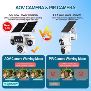 40MP AOV Four Lens 20K 4G Sim Card Wifi Solar PTZ Camera Outdoor IP Network Wireless Bullet Surveillance CCTV <b>Security</b> Cameras - Product Image 4
