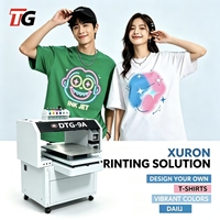 Printer DTG XP600 Baru Tanpa Cairan Pre-Treatment untuk Pencetakan Kaos & Hoodie Bahan Katun/Flex/Egg 220V hingga 40pcs/jam