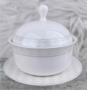 Service de vaisselle en céramique minimaliste avec kit de tasses – Assiettes et bols durables, compatibles lave-vaisselle - Product Image 6