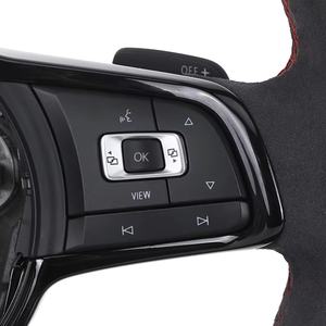 Volant entièrement en Alcantara pour VW <span class=keywords><strong>Golf</strong></span> Passat Tiguan Polo MK5 MK7.5 6R R7 - Product Image 6