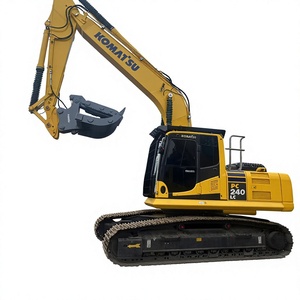 Excavatrice Komatsu PC240LC de 25 tonnes avec moteur Cummins, vannes hydrauliques ENERPAC, accessoire de pelle de terrassement - Product Image 1