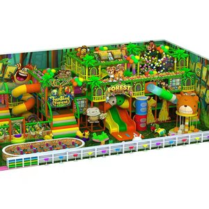 Grosir mainan taman hiburan bermain lembut dalam ruangan desain baru trendi nakal benteng tempat bermain anak-anak Area kolam bola dibuat plastik - Product Image 3