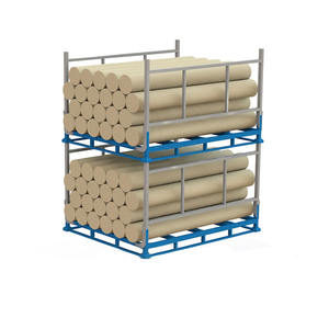 Estructura de Acero Industrial de Alta Resistencia, Plegable, Resistente a la Corrosión, Capacidad de Carga de 500-2000 kg, Apilable para Almacén - Product Image 3