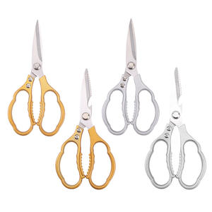 Ciseaux de cuisine à poignée de citrouille en alliage d'aluminium robustes ciseaux à os de poulet multi-usages pour usage domestique - Product Image 5