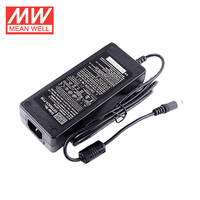 Original Mean Well GST90A Seri 90W Switching Power Supply dengan Penutup Jaring Logam Tegangan Output 12V/15V/19V/24V/48V