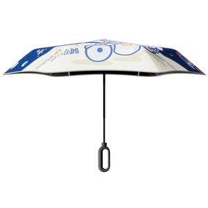 Paraguas de doble uso con hebilla de 6K para niños, tira de borde envuelto de seguridad redondeada de dibujos animados para niños y niñas para estudiantes de escuela primaria - Product Image 6