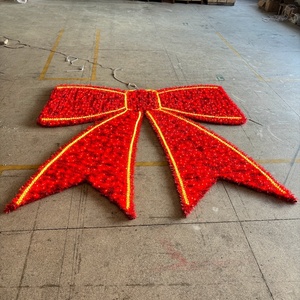 Ip68 Không Thấm Nước 3D LED Giáng Sinh Bow <span class=keywords><strong>Motif</strong></span> Ánh Sáng Ngoài Trời Giáng Sinh Trang Trí Cho Trung Tâm Plaza Đám Cưới Halloween Trang Trí - Product Image 1