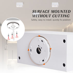 Luz descendente <span class=keywords><strong>Led</strong></span> <span class=keywords><strong>Rectangular</strong></span>, iluminación de techo montada en <span class=keywords><strong>superficie</strong></span> ajustable - Product Image 5