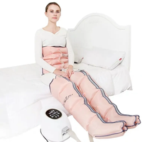 Nouveau masseur de jambes à air comprimé 2024 pour la relaxation musculaire, drainage lymphatique, pression d'air 60-240 mmHg, réflexologie pour la circulation
