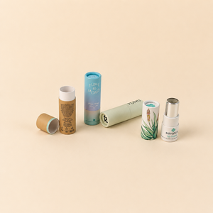 Hot Selling Cosmetic <b>Empty</b> Twist Push up Lipstick Lip Balm Paper Tube Lipgloss Cylinder Kraft Cardboard Deodorant Tube Packaging - Product Image 2