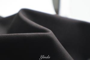 Ткань двухслойная, однотонная, 205 г/м², из хлопка и полиэстера, эластичная, дышащая, экологичная, для брюк, от производителя - Product Image 4