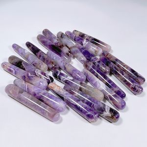 Enorme dildo artificiale bacchetta intagliata a mano pene di cristallo di quarzo trasparente per le donne giocattolo sexy per la guarigione - Product Image 4