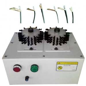 Machine de division à brosse métallique pour fil blindé, maille de fil blindé, brosse adhésive cuivre-nylon, ruban blindé, fil tressé - Product Image 5