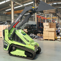 Chargeuse compacte sur chenilles CE EPA Derette XC1100, 25 CV, moteur Kubota D1105, diesel, hydraulique, petite chargeuse sur chenilles