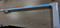 Kit Moteur de Rideau Intelligent Tuya avec Bande LED Intégrée, Contrôle via App et Vocale, Compatible Alexa et Google, Système Maison Intelligente
