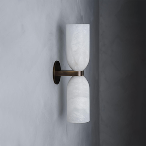 <span class=keywords><strong>Applique</strong></span> <span class=keywords><strong>da</strong></span> <span class=keywords><strong>Parete</strong></span> Moderna di Lusso a Doppio Cilindro in Alabastro, Illuminazione Interna Su/Giù per Camera <span class=keywords><strong>da</strong></span> Letto, Soggiorno, Bagno, Hotel - Product Image 4