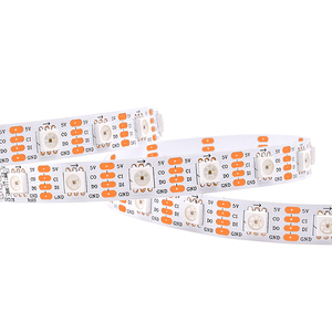 IC Interno Individualmente Endereçável Sinal Duplo 30 60 74 96 144 Pixels Preto Branco Pcb Impermeável 5v Sk9822 RGBLed Strip Lights - Product Image 2