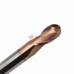 Fraise à queue sphérique en carbure de tungstène massif à 2-4 cannelures pour usinage, fabrication chinoise - Product Image 3