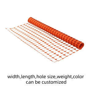Zware HDPE gerecycleerde kunststof omheining oranje sneeuwhek voor waarschuwing, op maat gesneden en verwerkt - Product Image 3