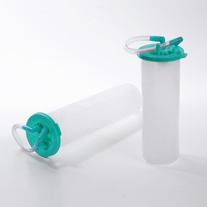Contenitore Monouso Verde Hispa da 2000ml per Drenaggio e Aspirazione Medica, per Sala Operatoria e Reparto Chirurgico, Classe I - Product Image 2