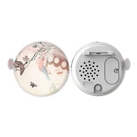 Alfileres redondos de música personalizados de fábrica, insignias parlantes personalizadas, botones, agregue su imagen, foto/texto/logotipo, diseño de bolsa de ropa, insignia