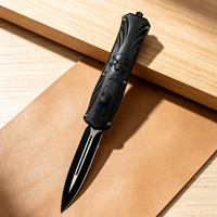 Couteau de survie portable de haute qualité avec manche en plastique et lame en acier 5CR13MOV, couteau de chasse EDC multifonctionnel, couteau de poche