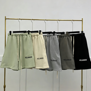 Conjunto de <span class=keywords><strong>Camiseta</strong></span> y Pantalones Cortos de Punto con Letras, Estilo Urbano, Transpirable, de Algodón, Unisex, Dos Piezas, Traje Deportivo de Verano 2026 - Product Image 2