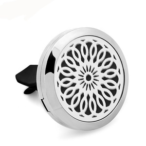 Tùy Chỉnh LOGO Mẫu Thiết Kế Thép Không Gỉ Xe Tinh Dầu Locket Aroma <span class=keywords><strong>Diffusers</strong></span> 2022 - Product Image 2