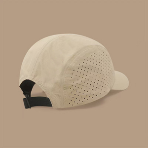 Casquettes de sport unisexes respirantes à logo personnalisé, design feuille/pois en velours multi-panneaux, haute qualité à prix abordable - Product Image 3