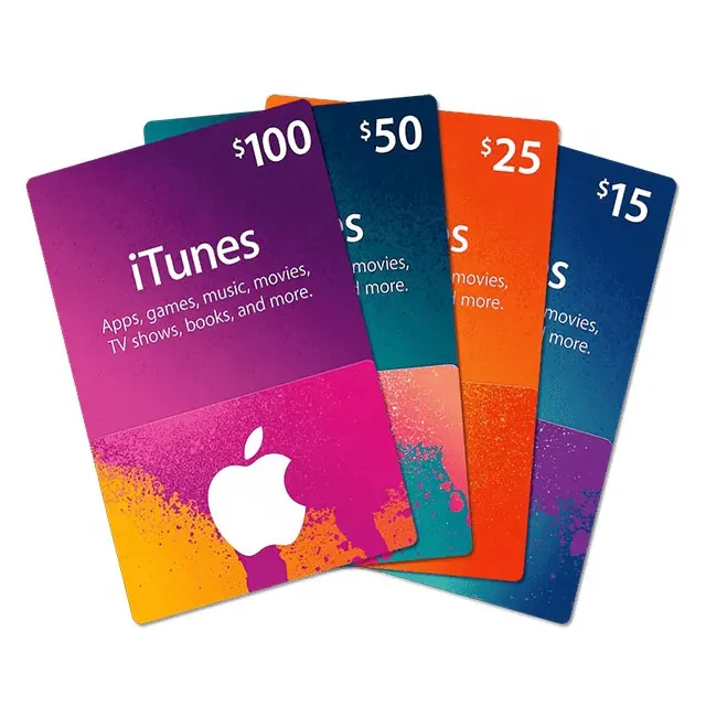$100 App Store และบัตรของขวัญ ITunes 100บัญชีสหรัฐเท่านั้น