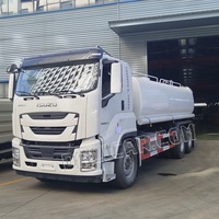 Camion de transport d'eau potable 1SUZU Giga robuste 6x4 20 mètres cubes Camions à eau pour l'eau potable