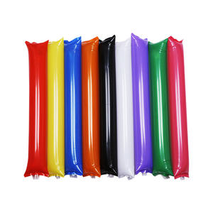 カスタム印刷ロゴ入り 再利用可能 60*10cm 空白PEサンダースティック チアスティック インフレータブルスティック フェスティバルイベント チアリーディング小道具 - Product Image 3