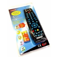 Vente en gros télécommande URC-04-1 universelle Omega 5 en 1 personnalisée, matériau ABS compatible avec boîtier Smart TV LCD LED