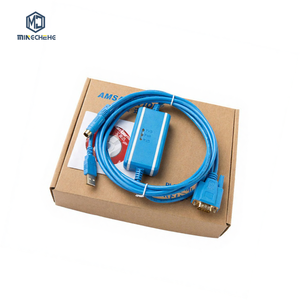 Cable USB--XGB Original Nuevo de Fábrica, con Conector en Ángulo Recto, para Uso con Computadora, Revestimiento de PVC, para Programación/Descarga de Datos, con 1 Año de Garantía - Product Image 1