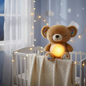 Juguete de Peluche con Movimiento de Respiración <span class=keywords><strong>para</strong></span> <span class=keywords><strong>Bebés</strong></span>, con Vibración Realista, Calmante, <span class=keywords><strong>para</strong></span> Ayudar a <span class=keywords><strong>Dormir</strong></span> - Product Image 1