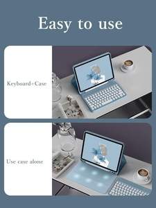 Étui en cuir PU pour tablette avec souris sans fil, clavier détachable, pavé tactile multi-touch pour <span class=keywords><strong>iPad</strong></span> 11e <span class=keywords><strong>et</strong></span> 10e génération - Product Image 3