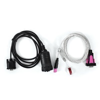 Clé USB et câble DB9 vers Deutsch 9 broches pour outil d'excavatrice Liebherr, logiciel de diagnostic Liebherr V2.14.2 pour grue Sculi