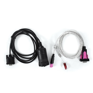 <b>USB</b> <b>Key</b> and DB9 to 9-pin Deutsch Cable Excavator Tool for Liebherr Service Sculi Crane Liebherr Software V2.14.2 Diagnostic Tool - Product Image 1