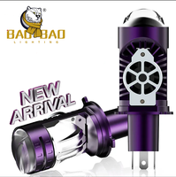 BAOBAO 2000W H4 LED Mini Projecteur Lentille LHD 1000000LM Phares de Voiture H4 Super Lumineux 9085 CSP Canbus 6000K Ampoules de Phare Blanches