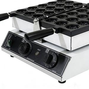 Machine à gaufres en noix de Grenoble commerciale, 15 pièces, machine à gaufres numérique, acier inoxydable, machine à gaufres en noix de Grenoble, idée de petite entreprise - Product Image 2