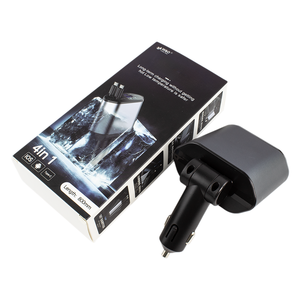 Nouveau produit 100W charge de voiture rapide 4 en 1 briquet de voiture port USB adaptateur de charge de voiture rétractable universel avec câble - Product Image 1