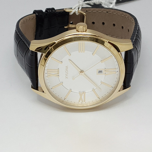 Montre pour <span class=keywords><strong>homme</strong></span> en cuir <span class=keywords><strong>marron</strong></span> avec boîtier en acier inoxydable, cadran texturé avec affichage simple à trois aiguilles, cadran analogique - Product Image 2