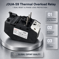Relais de contrôle de surcharge thermique J3UA59, interrupteur scellé, protection de moteur basse puissance, contacts en cuivre AC, borne à vis 660V